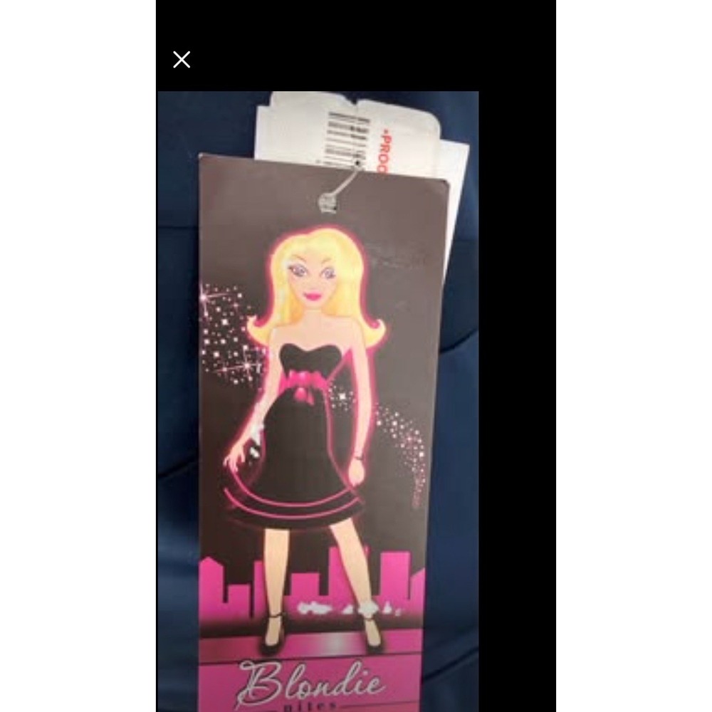 Blondie Nites Black Beaded Halter Sleeveless Maxi Dress Juniors Size 11 - Picture 8 of 16